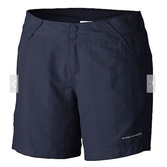 Columbia Pants - Columbia PFG Omni Shade navy blue nylon shorts / L